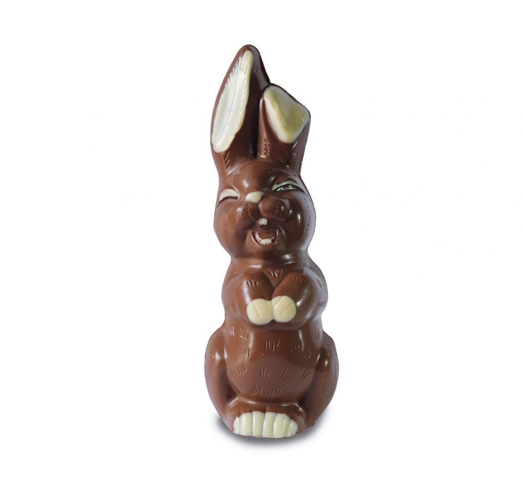 Schokolade Osterhase - Schokolade - Nougat - Schweizer Schokolade - Pralinen - Schoggistängeli - weisse Schokolade - Napolitains - Osterhase Schokolade- Krokant- Schokoriegel - Schokoladentafel - Milchschokolade - Tafelschokolade - Branche Schokolade - Nougat kaufen - Mandelkrokant - Schokoladengeschenke - Schokoladenherz - Schoggi Hasen