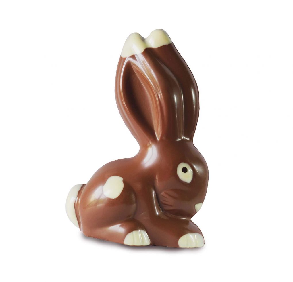 Schokolade Osterhase - Schokolade - Nougat - Schweizer Schokolade - Pralinen - Schoggistängeli - weisse Schokolade - Napolitains - Osterhase Schokolade- Krokant- Schokoriegel - Schokoladentafel - Milchschokolade - Tafelschokolade - Branche Schokolade - Nougat kaufen - Mandelkrokant - Schokoladengeschenke - Schokoladenherz - Schoggi Hasen