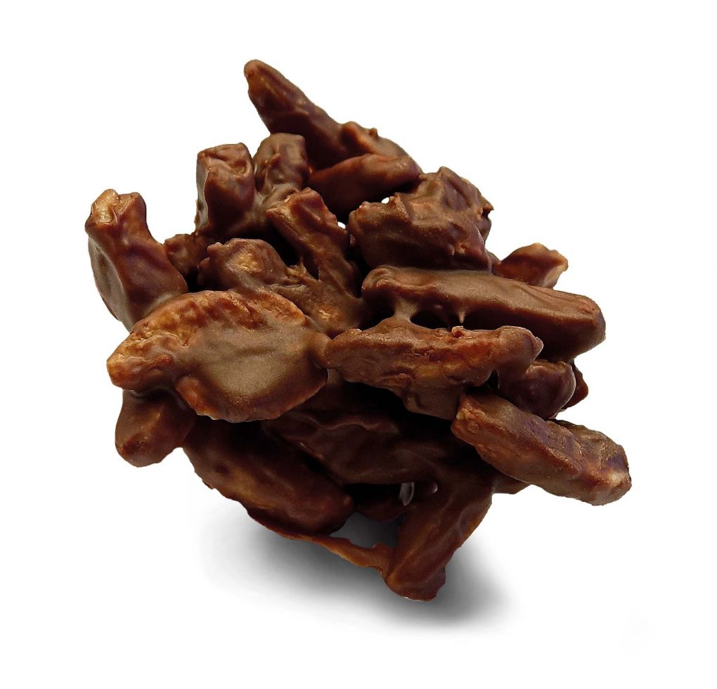 Praline dunkel Grand Cru - Schokolade - Nougat - Schweizer Schokolade - Pralinen - Schoggistängeli - weisse Schokolade - Napolitains - Osterhase Schokolade- Krokant- Schokoriegel - Schokoladentafel - Milchschokolade - Tafelschokolade - Branche Schokolade - Nougat kaufen - Mandelkrokant - Schokoladengeschenke - Schokoladenherz - Schoggi Hasen