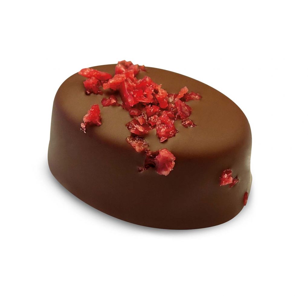 Praline dunkel Grand Cru - Schokolade - Nougat - Schweizer Schokolade - Pralinen - Schoggistängeli - weisse Schokolade - Napolitains - Osterhase Schokolade- Krokant- Schokoriegel - Schokoladentafel - Milchschokolade - Tafelschokolade - Branche Schokolade - Nougat kaufen - Mandelkrokant - Schokoladengeschenke - Schokoladenherz - Schoggi Hasen